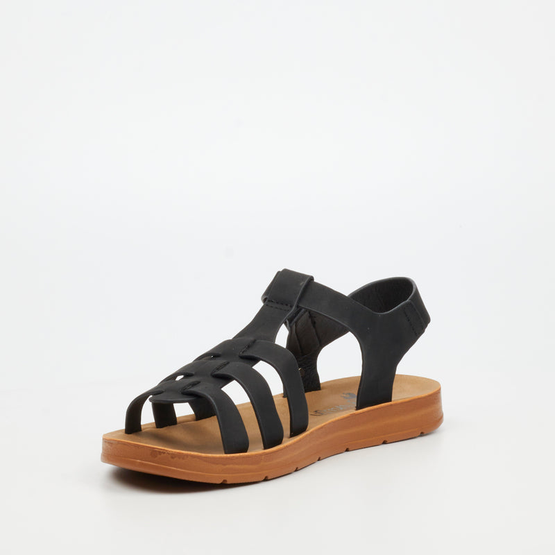 Butterfly Feet Zina 24 Sandal - Black footwear Butterfly Feet