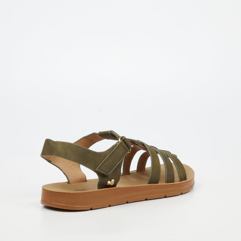 Butterfly Feet Zina 24 Sandal - Olive footwear Butterfly Feet