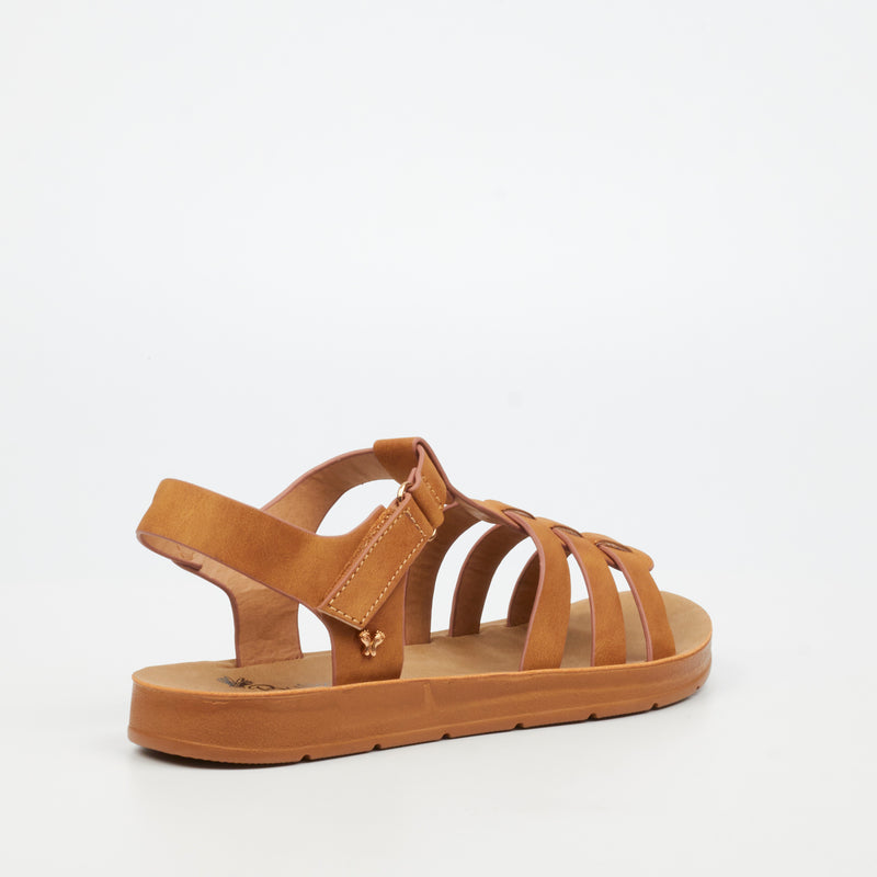 Butterfly Feet Zina 24 Sandal - Tan footwear Butterfly Feet