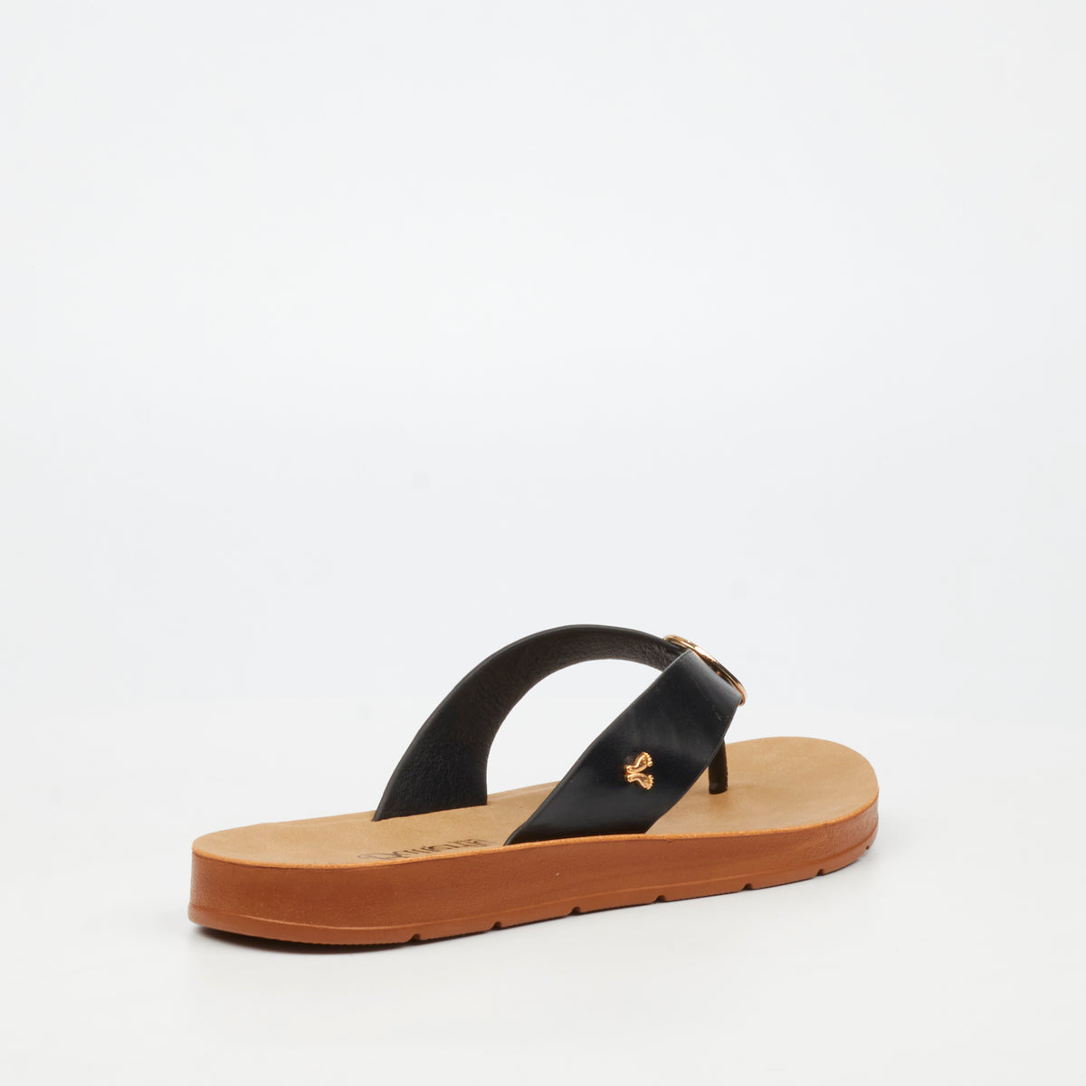 Butterfly Feet Zina 25 Flat Sandals - Black