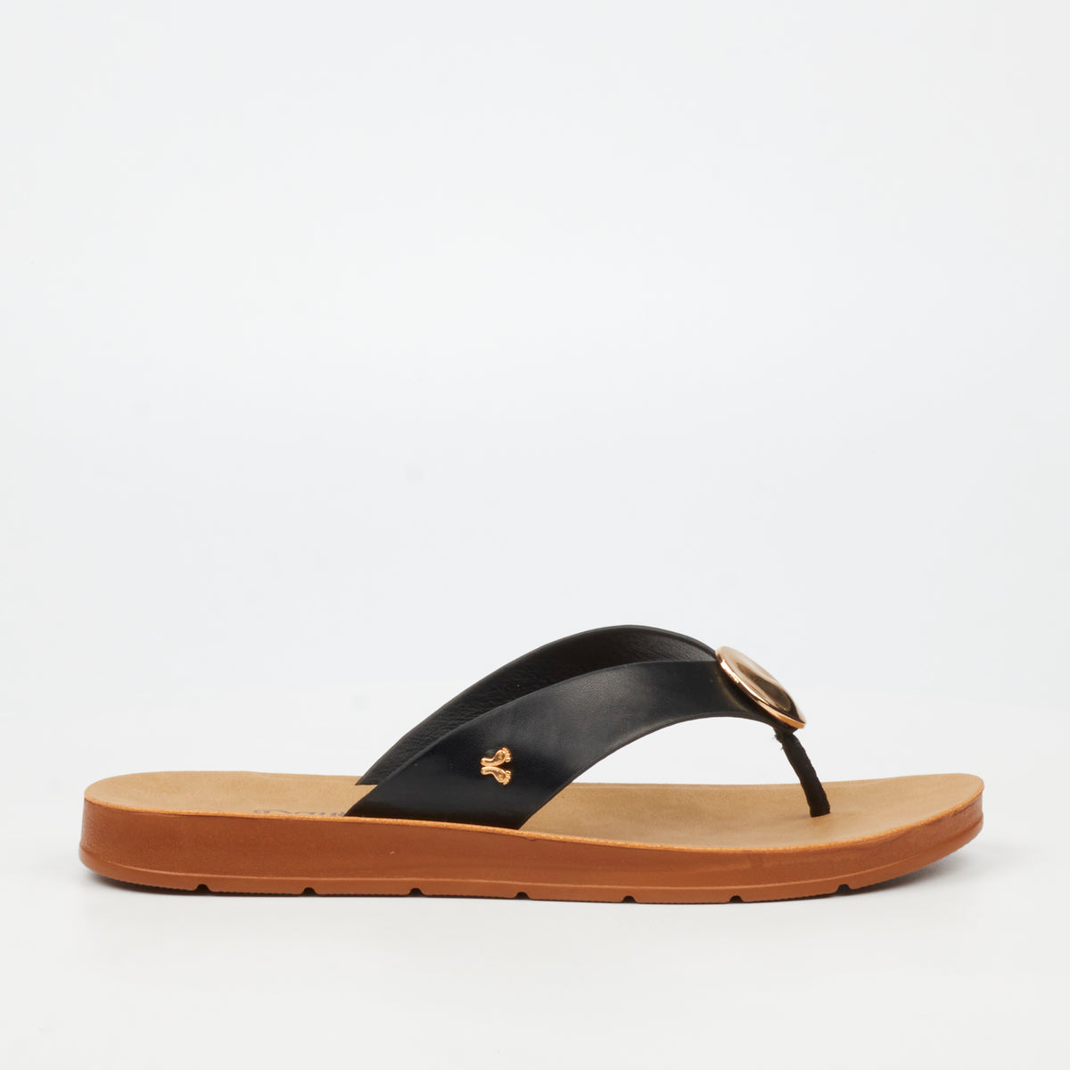 Butterfly Feet Zina 25 Flat Sandals - Black