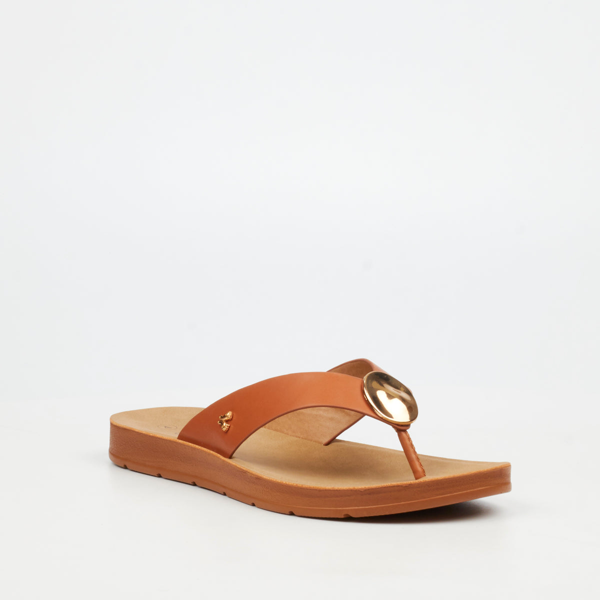 Butterfly Feet Zina 25 Flat Sandals - Tan