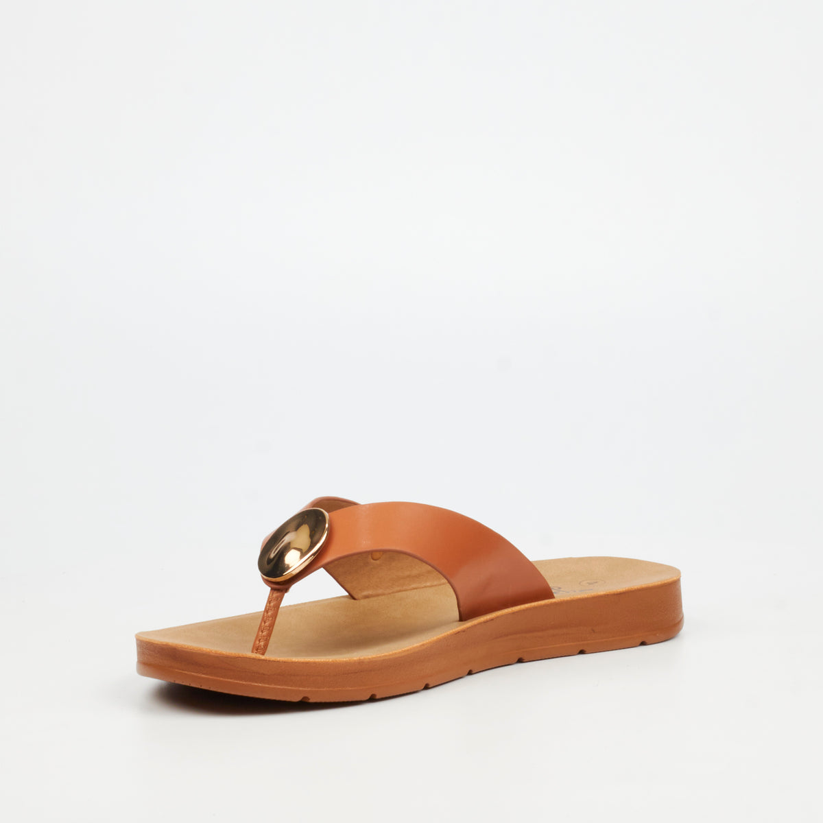 Butterfly Feet Zina 25 Flat Sandals - Tan