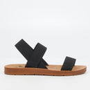 Butterfly Feet Zina 7 Sandal - Black footwear Butterfly Feet