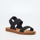 Butterfly Feet Zina 7 Sandal - Black footwear Butterfly Feet
