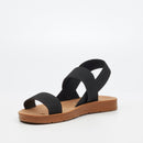 Butterfly Feet Zina 7 Sandal - Black footwear Butterfly Feet