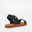 Butterfly Feet Zina 7 Sandal - Black footwear Butterfly Feet
