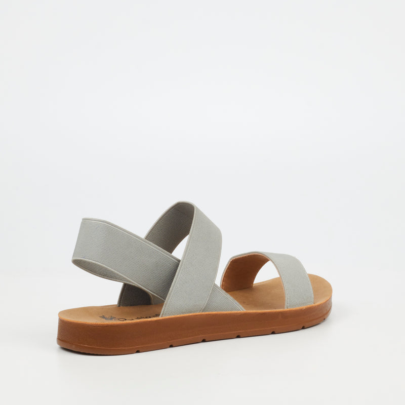Butterfly Feet Zina 7 Sandal - Grey footwear Butterfly Feet