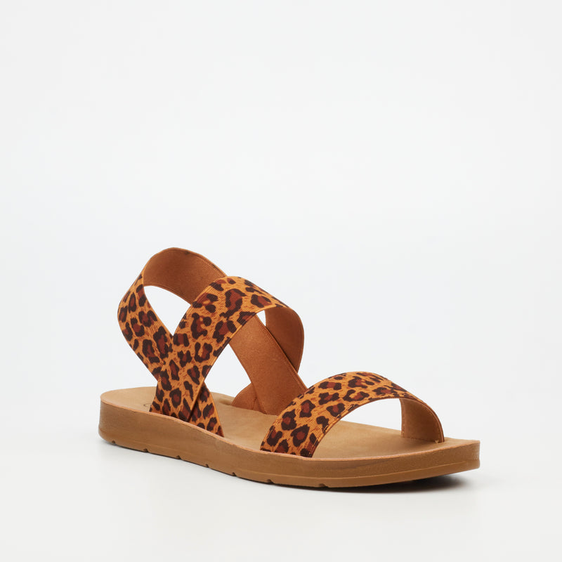 Butterfly Feet Zina 7 Sandal - Leopard footwear Butterfly Feet   