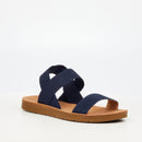 Butterfly Feet Zina 7 Sandal - Navy footwear Butterfly Feet