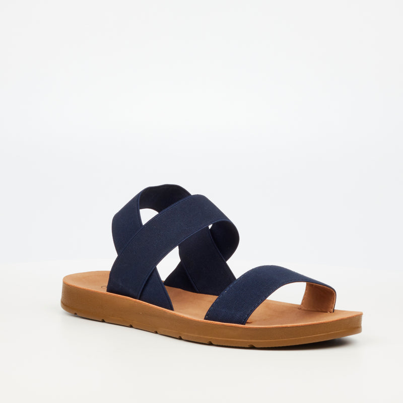 Butterfly Feet Zina 7 Sandal - Navy footwear Butterfly Feet