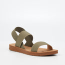 Butterfly Feet Zina 7 Sandal - Olive footwear Butterfly Feet