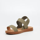 Butterfly Feet Zina 7 Sandal - Olive footwear Butterfly Feet