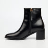 Miss Black Zuri 1 Ankle Boots Faux Leather - Black footwear Miss Black