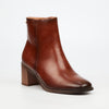 Miss Black Zuri 1 Ankle Boots Faux Leather - Tan footwear Miss Black
