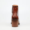 Miss Black Zuri 1 Ankle Boots Faux Leather - Tan footwear Miss Black