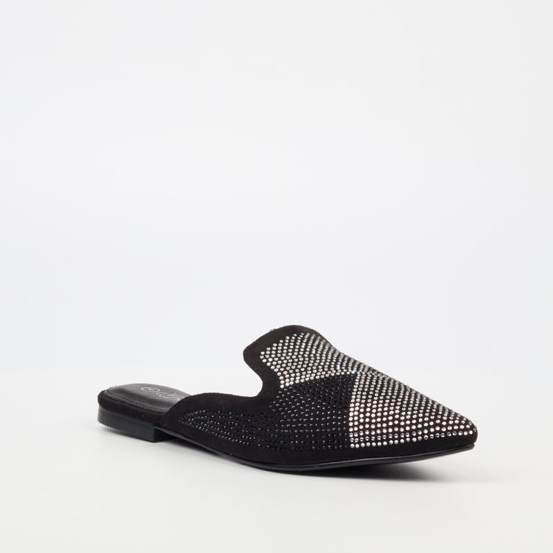 Miss Black Zurich 2 Flat - Black footwear Miss Black   