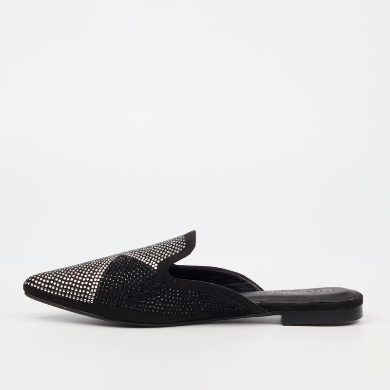 Miss Black Zurich 2 Flat - Black footwear Miss Black   