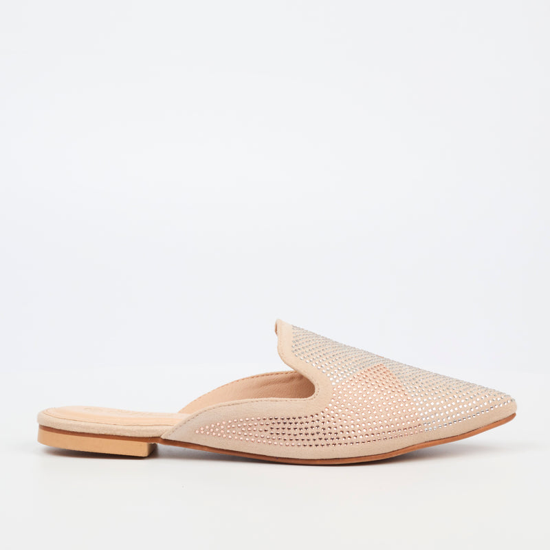 Miss Black Zurich 2 Flat - Nude footwear Miss Black   