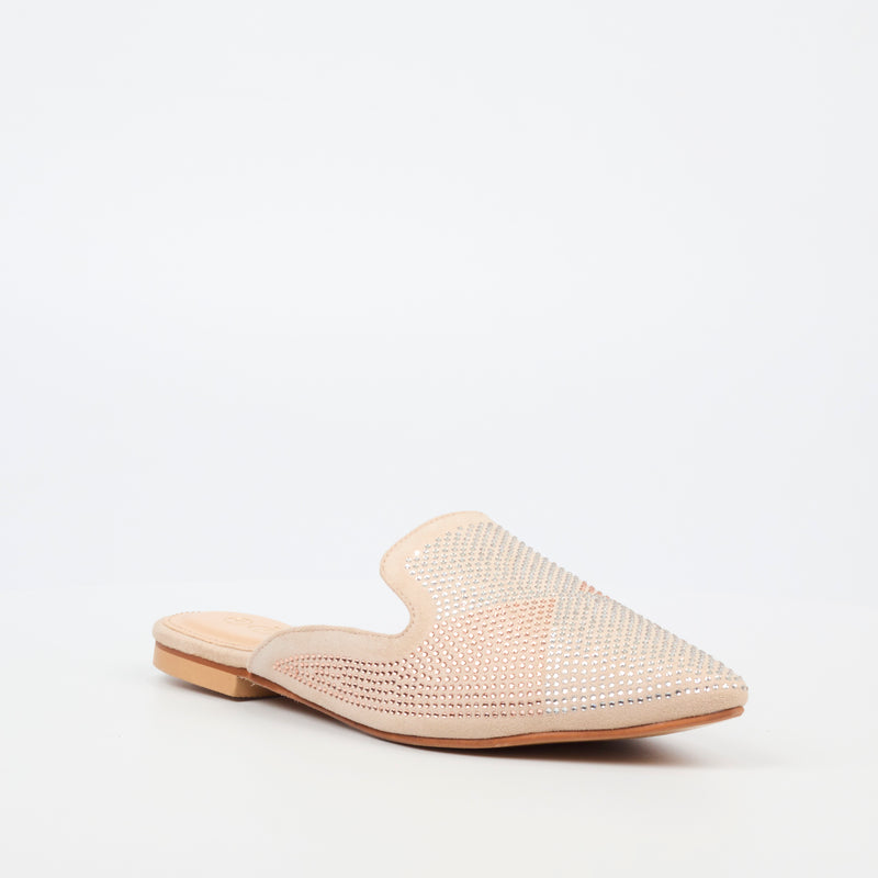 Miss Black Zurich 2 Flat - Nude footwear Miss Black   