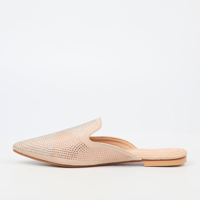 Miss Black Zurich 2 Flat - Nude footwear Miss Black   