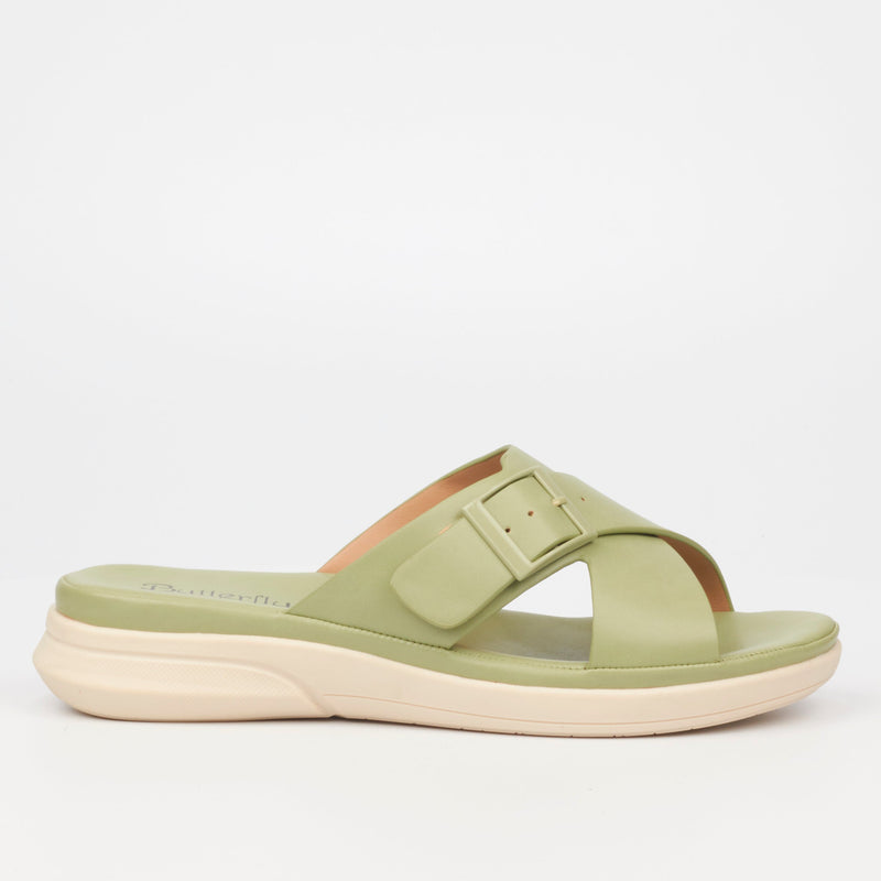 Butterfly Feet Ella 1 - Green footwear Butterfly Feet   