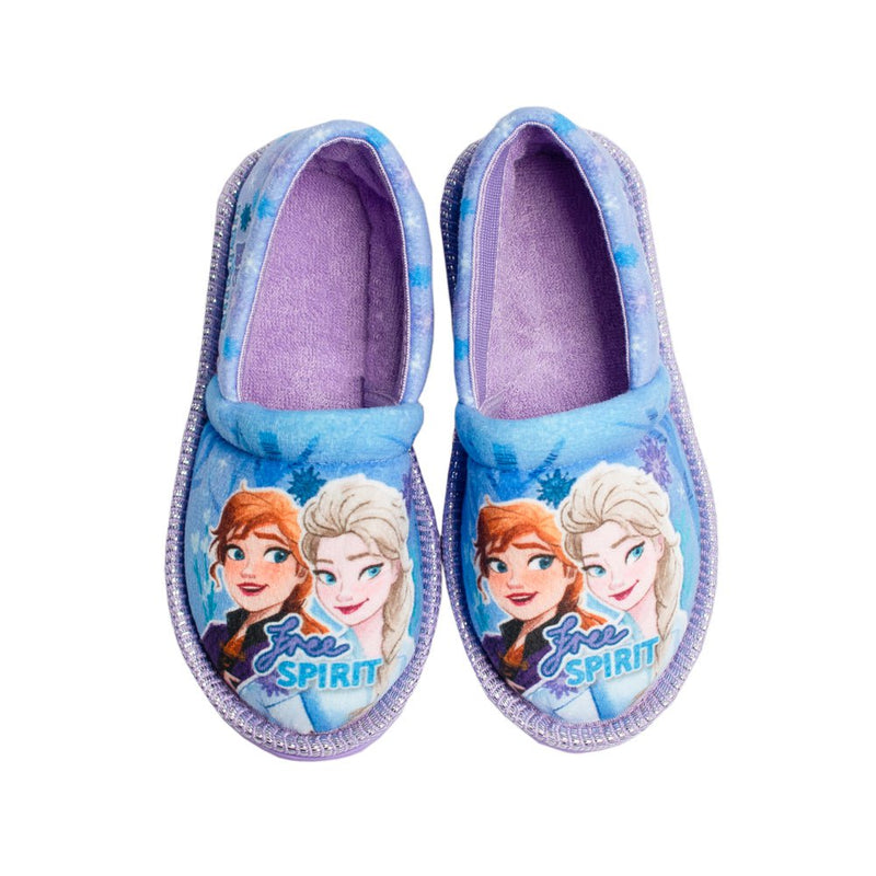 Frozen Slippers Girls - Blue footwear External   