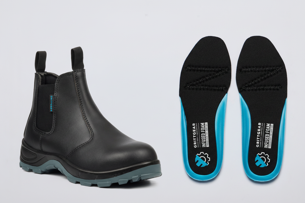 Mangano Black + Infused Foam Insole Sizes 8-13