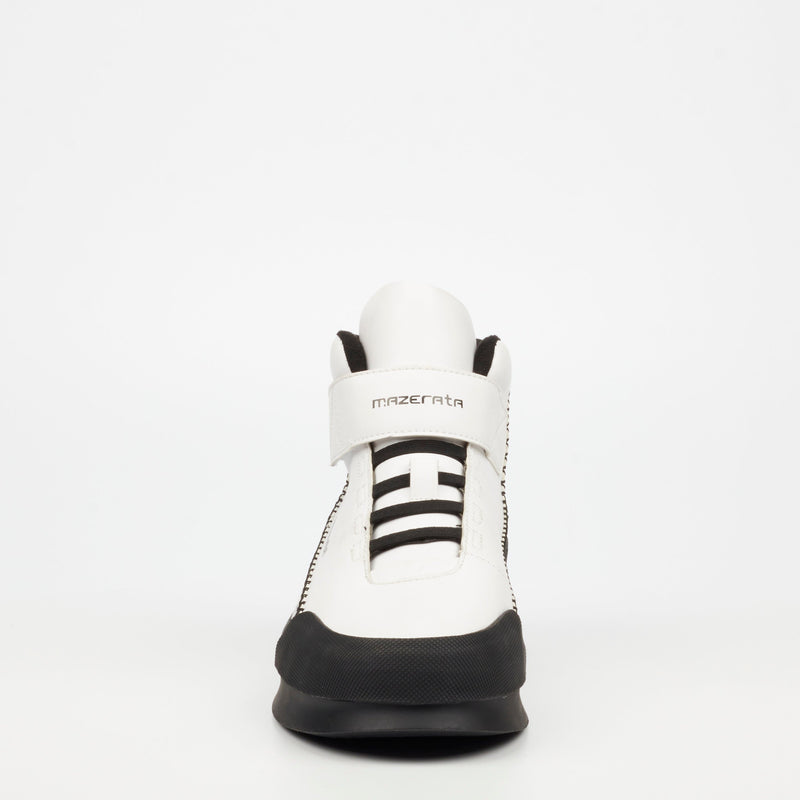 Mazerata Valentino 1 Print Boot - White footwear Mazerata   