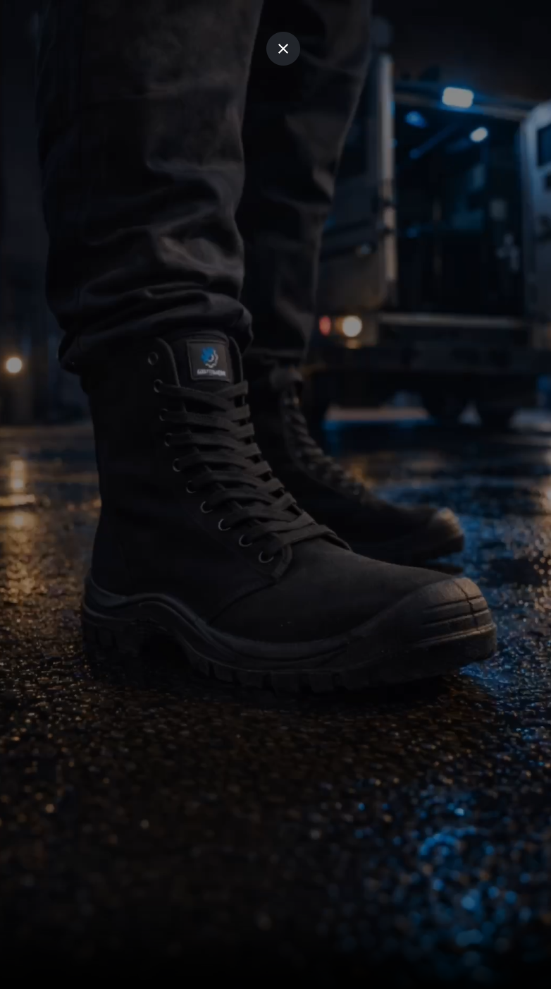 Grittgear Sniper 1 Canvas Boot - Black safety Grittgear