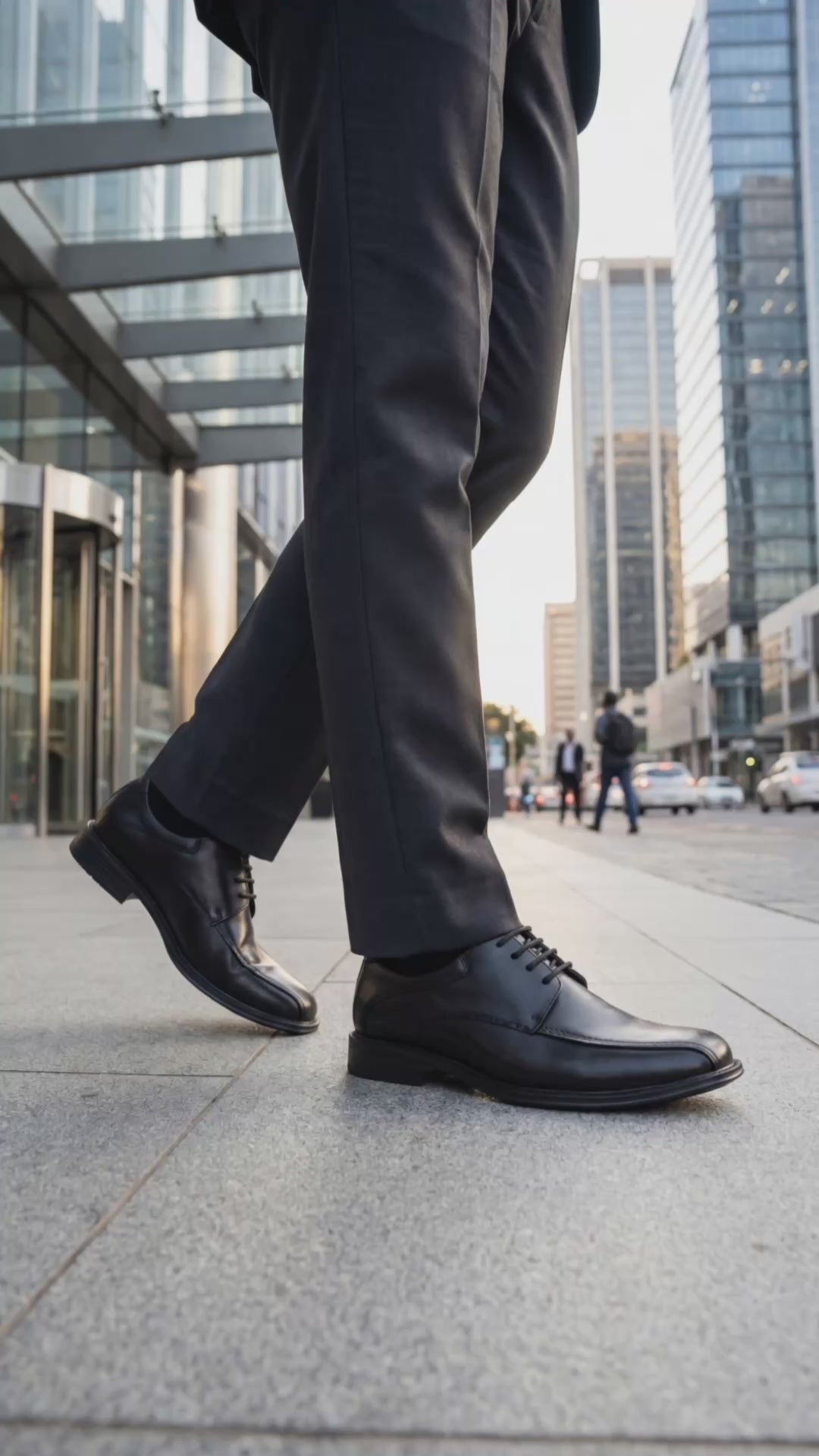 Grittgear Garnet 1 Genuine Smooth Leather Formal - Black safety Grittgear