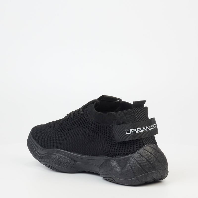 Urbanart Trip 1 Knit - Black footwear UBRT   