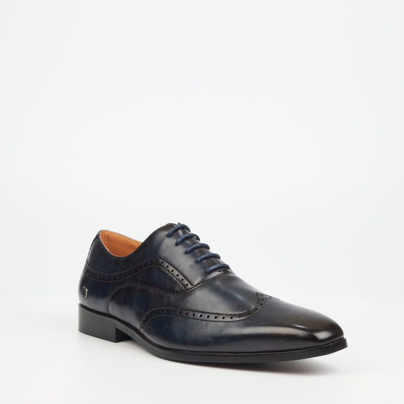 Mazerata Grazie 59 Faux Leather - Navy footwear Mazerata   