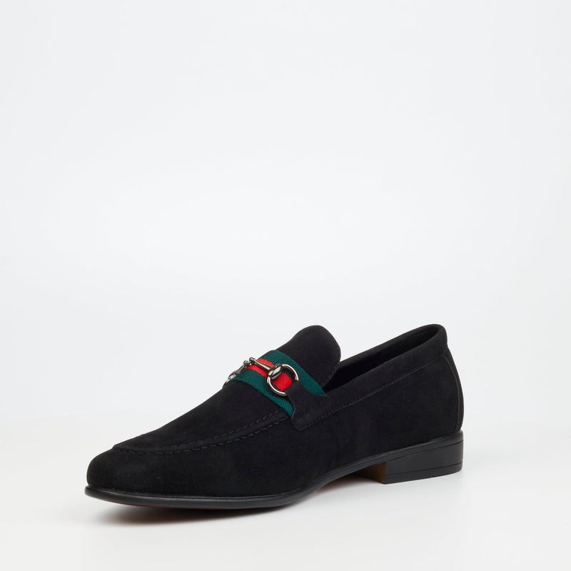 Mazerata Villani 4 Faux Suede - Black footwear Mazerata   