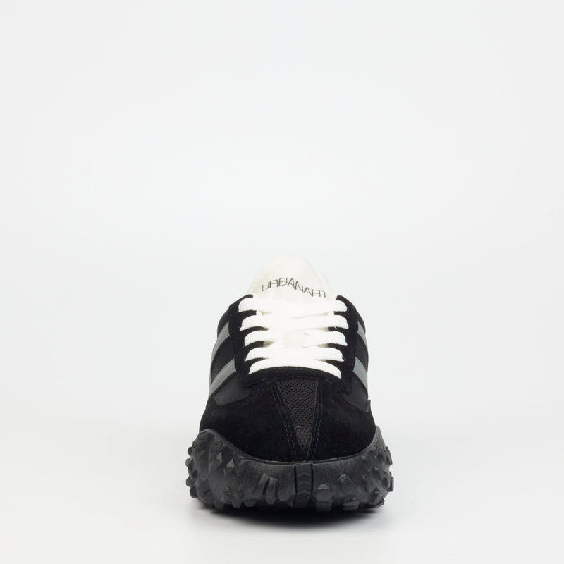 Urbanart Astro 1 Nylon Faux Suede - Black footwear UBRT   