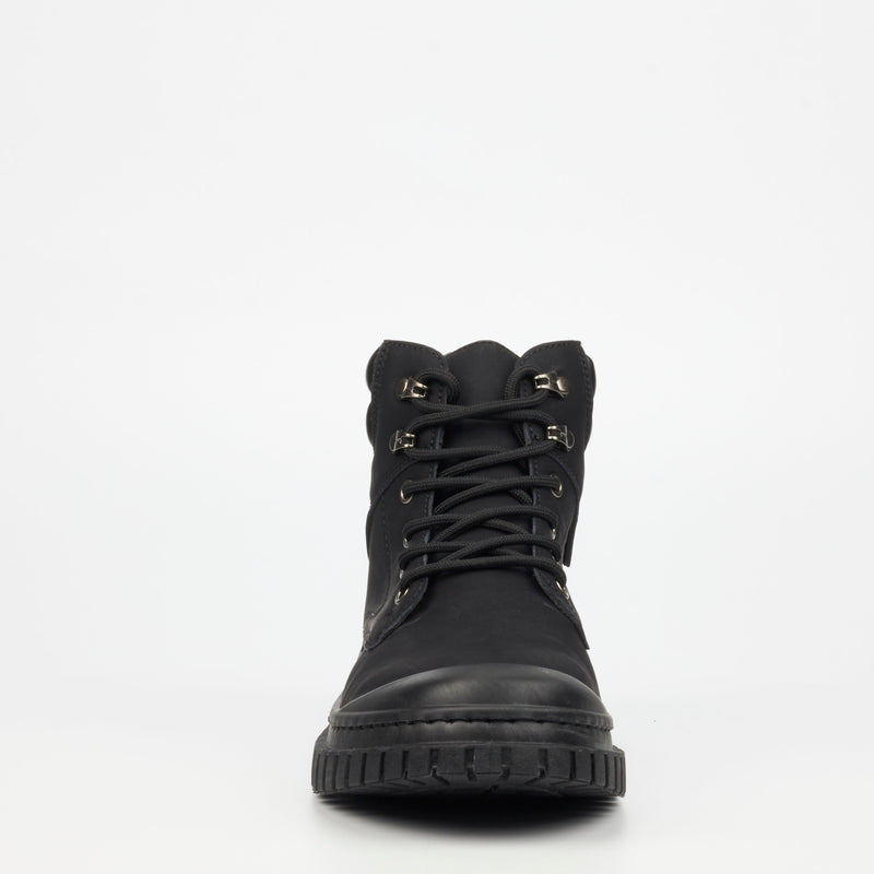 Urbanart Combat 1 Faux Nubuck - Black footwear Urbanart   