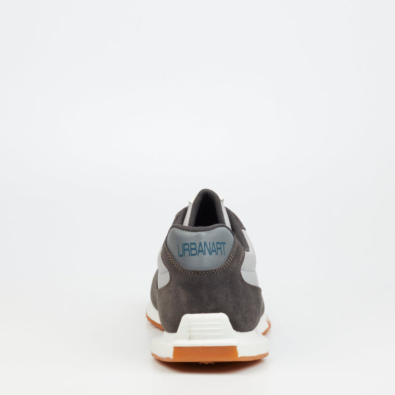 Urbanart Hogan 7 Wax / Faux Suede - Grey footwear UBRT   