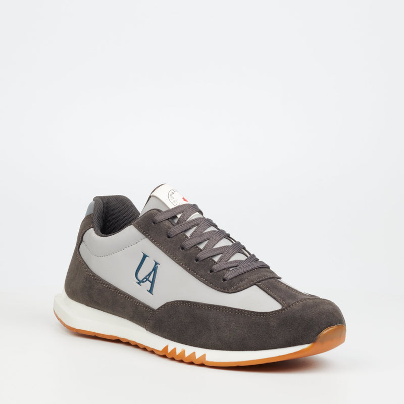 Urbanart Hogan 7 Wax / Faux Suede - Grey footwear UBRT   