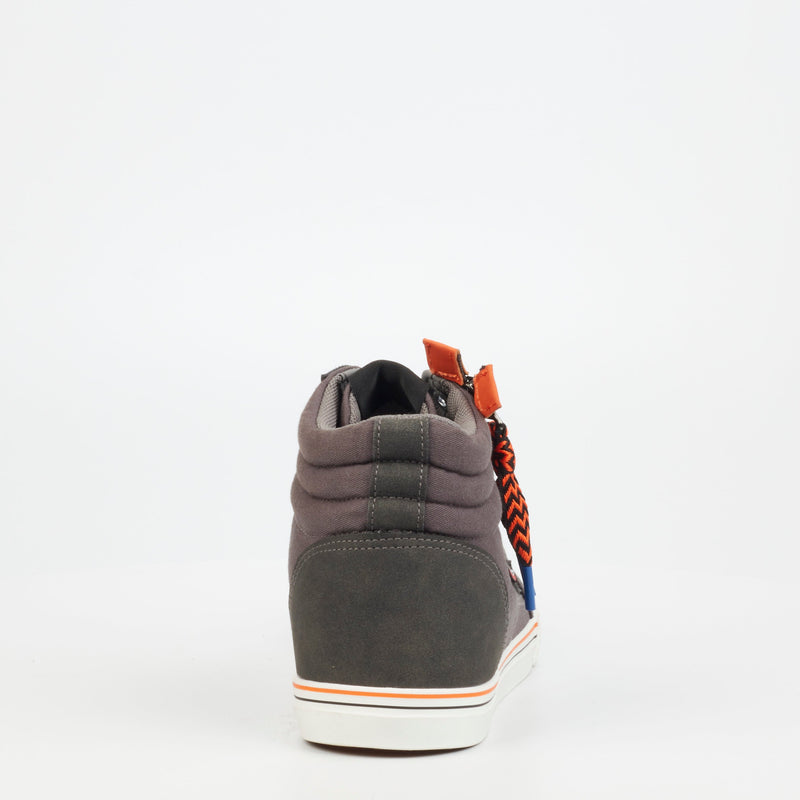 Urbanart Rugged 1 Faux Nubuck / Faux Suede - Grey footwear UBRT   