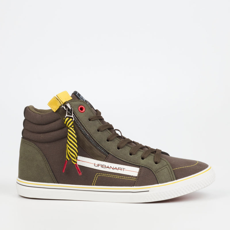 Urbanart Rugged 1 Faux Nubuck / Faux Suede - Olive footwear UBRT   